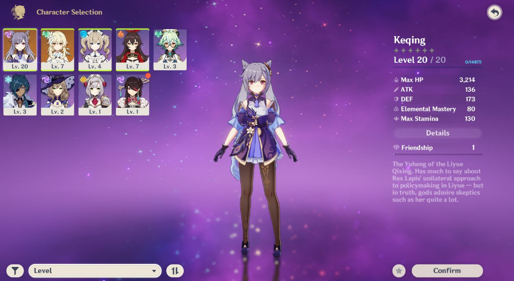 Keqing Ar10 With 1289 Primogems Left Video Gaming Others On Carousell
