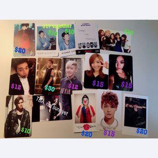Kpop photo cards