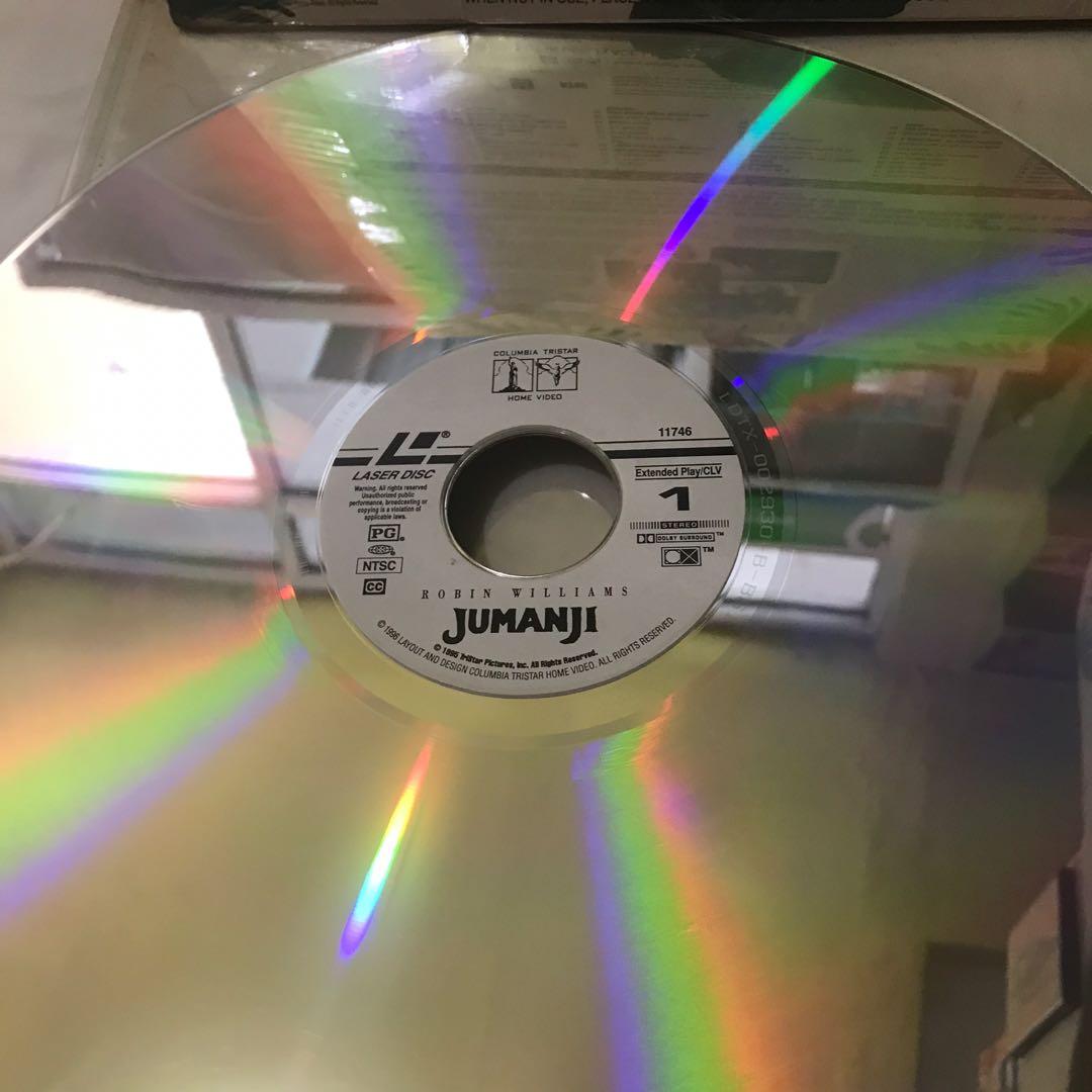 Laser Disc Jumanji Original 1 Disc, Musik & Media, CD, DVD & Lainnya