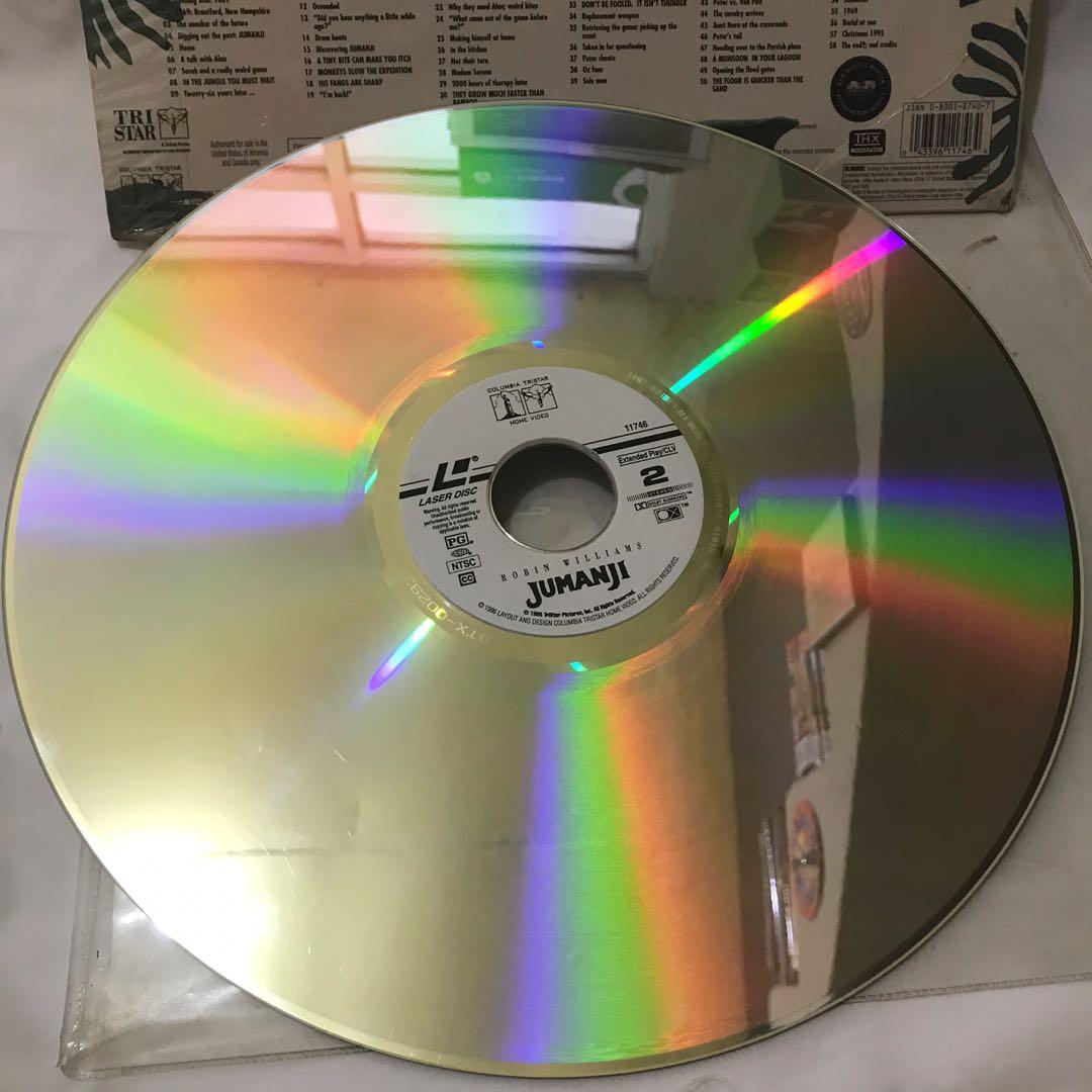 Laser Disc Jumanji Original 1 Disc, Musik & Media, CD, DVD & Lainnya