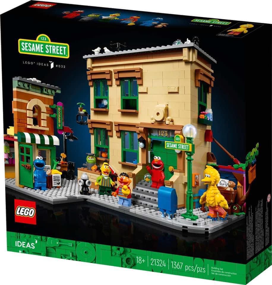 現貨LEGO Ideas 21324 : 123 Sesame Street, 興趣及遊戲, 玩具