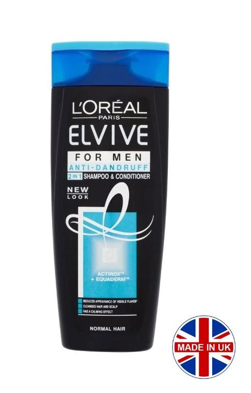 L Oreal L Oreal Paris Elvive Men Anti Dandruff 2 In1 Hair Shampoo Conditioner 400ml Health Beauty Hair Care On Carousell Hair shampoo and sulfate free shampoo for all hair types by l'oréal paris. l oreal l oreal paris elvive men anti dandruff 2 in1 hair shampoo conditioner 400ml