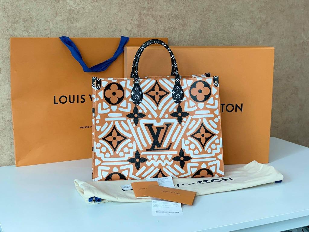 Louis Vuitton Monogram Giant Crafty Onthego GM - Orange Totes