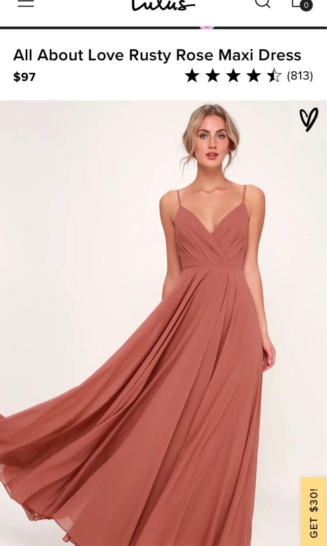 Rusty rose dress new arrivals