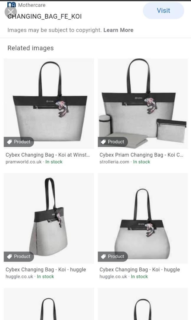Luxury Cybex diaper bag KOI Mothercare HALF PRICE Babies Kids