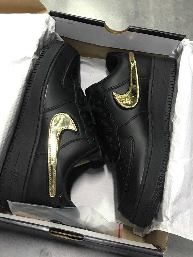 nike air force 1 all black mens