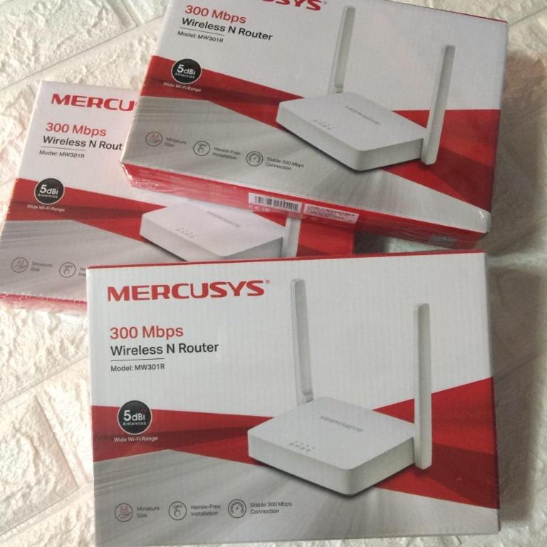 Mercusys Mw301r Wireless N Router Computers Tech Parts Accessories Networking On Carousell