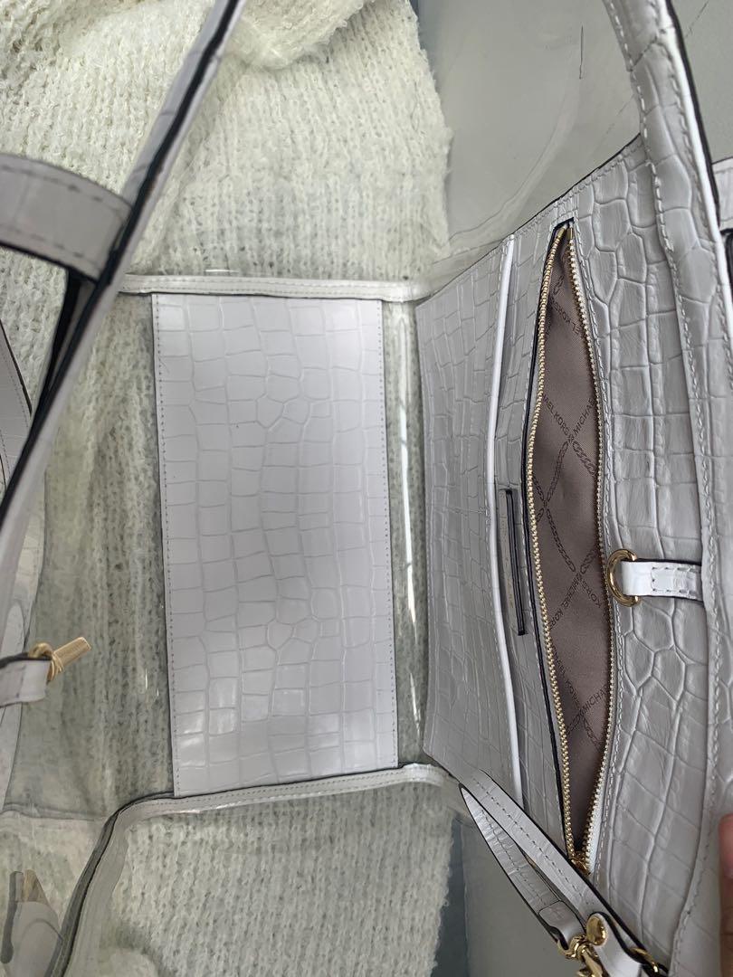 Michael Kors Whitney clear shopper bag