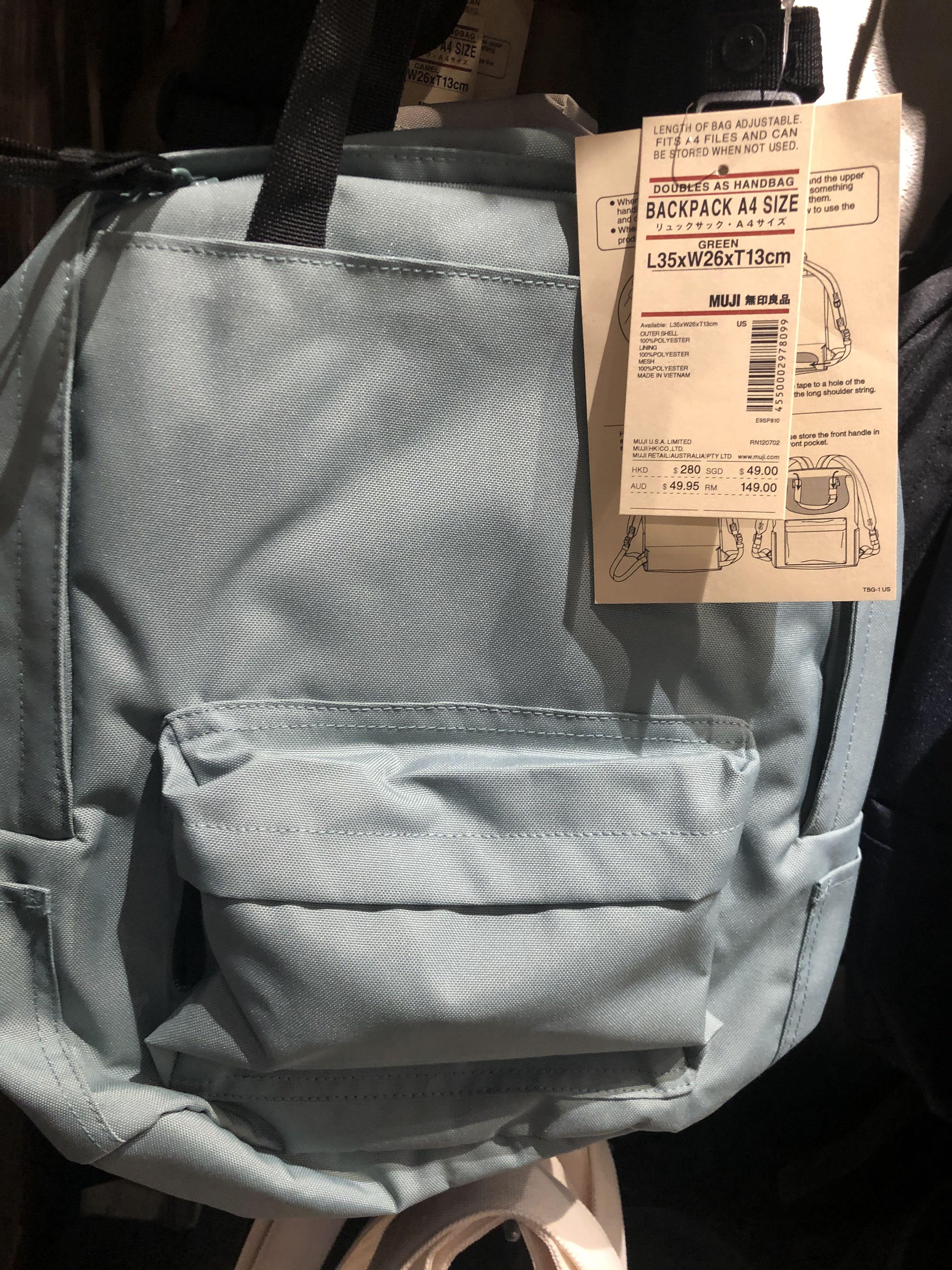 muji back pack