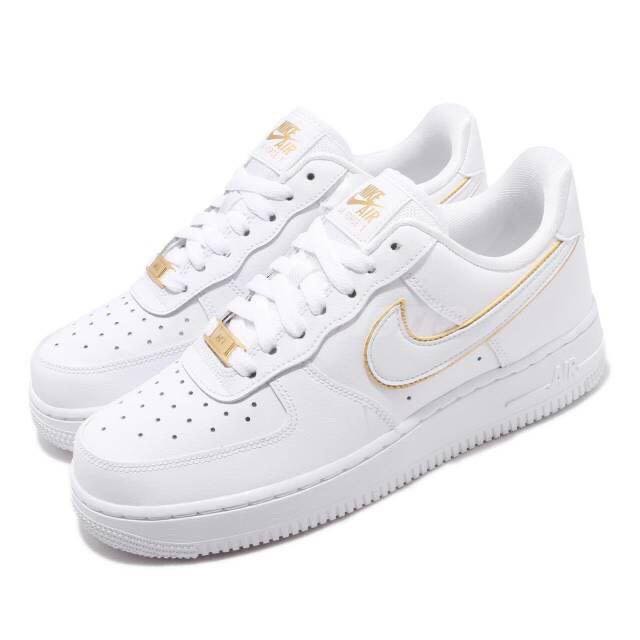 nike air force with gold