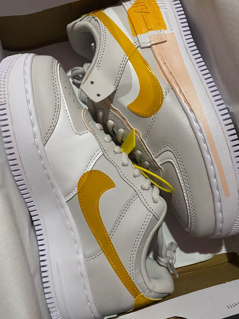 yellow air force 1 shadow