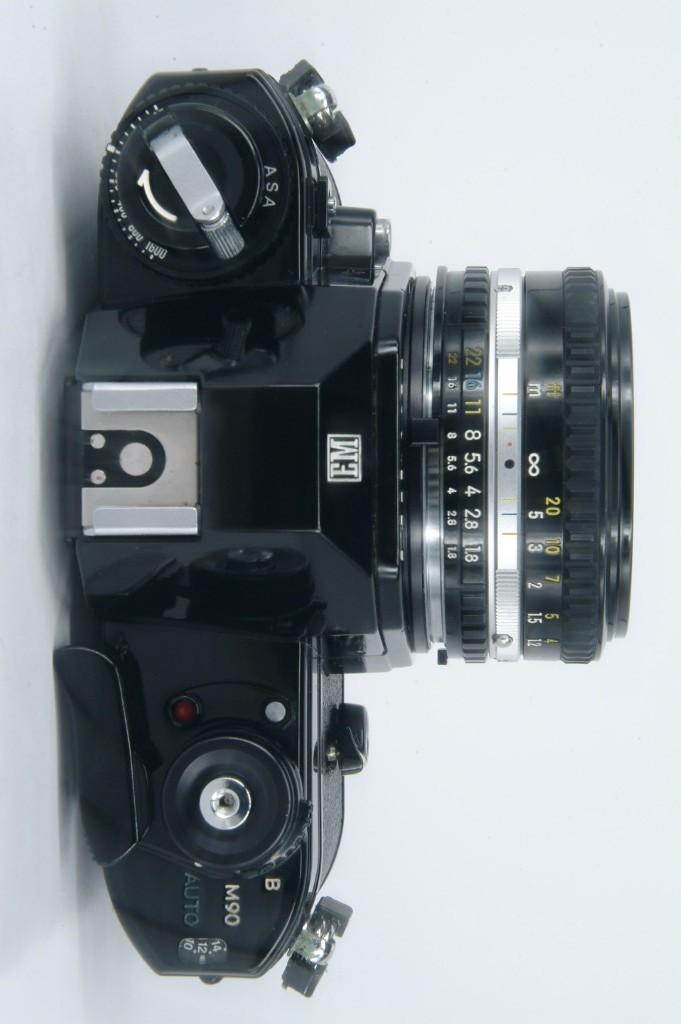 NIKON EM FILM CAMERA with NIKON SERIES E 50mm F/1.8 Ais PANCAKE LENS