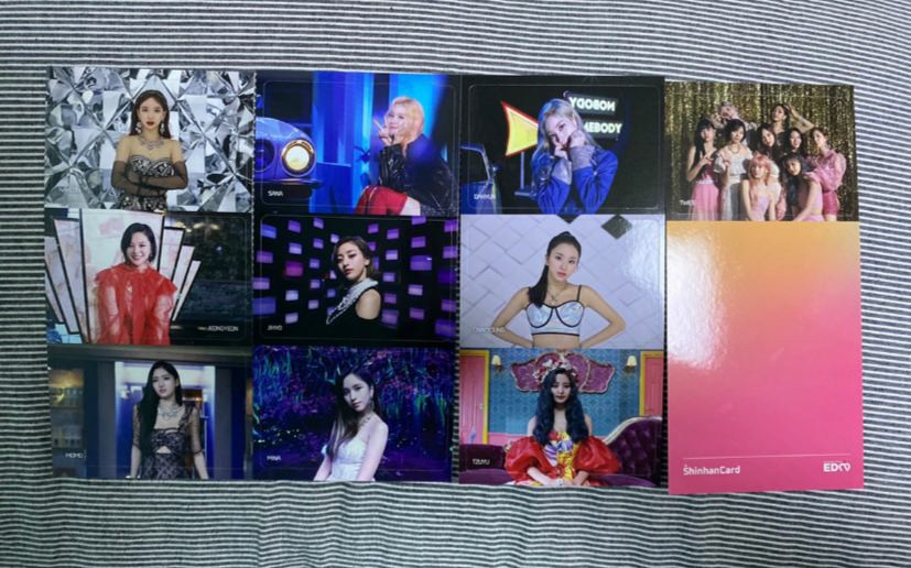 TWICE 新韓銀行 Shinhan bank トレカ コンプ