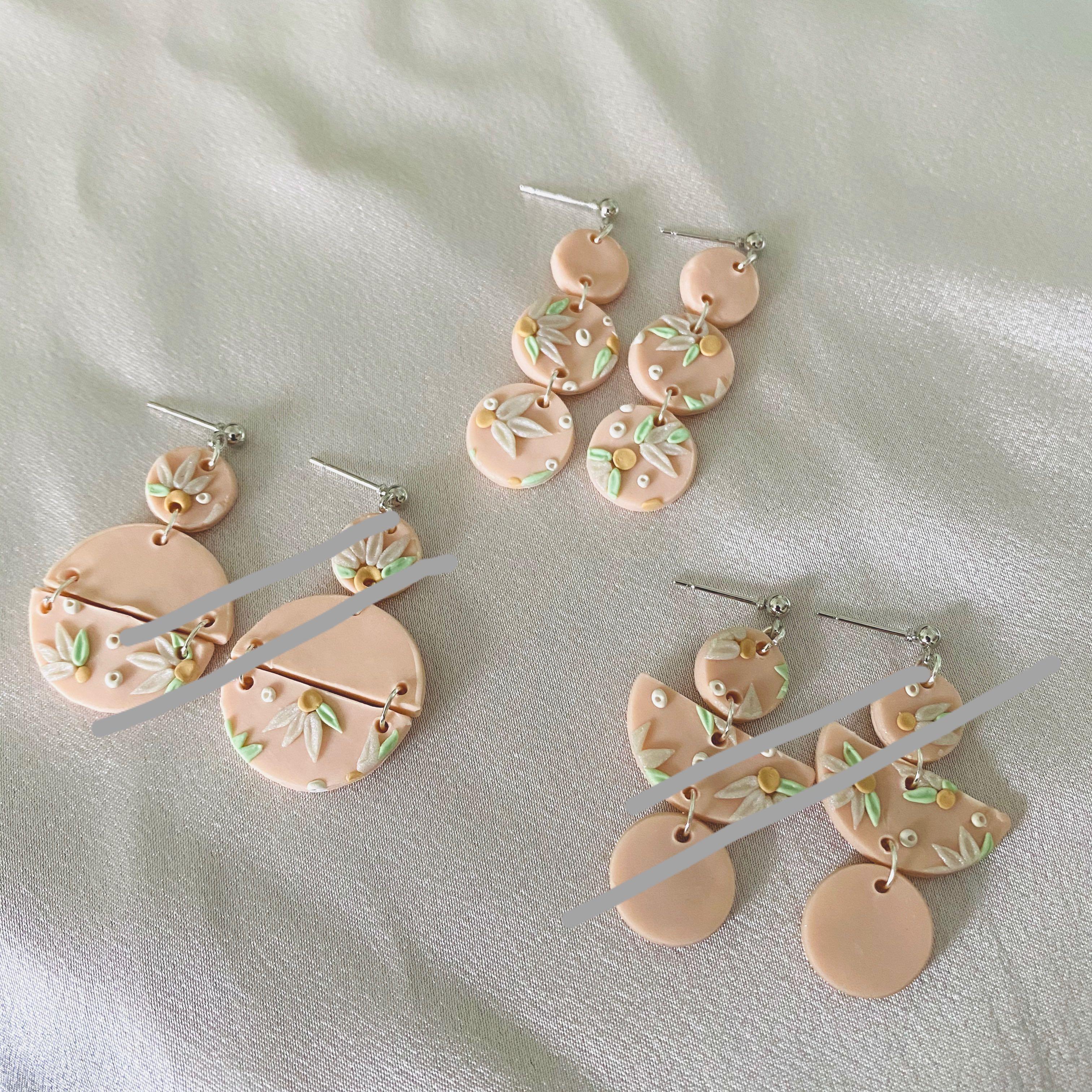 Dainty deals clay earrings