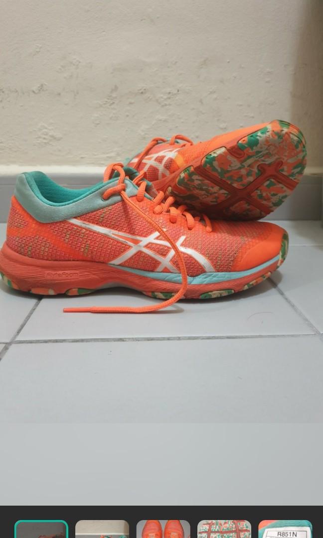 orange netball shoes