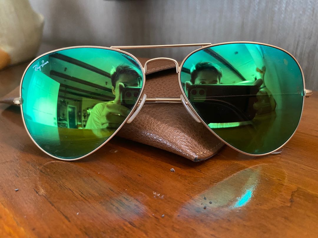 Ray ban green flash top
