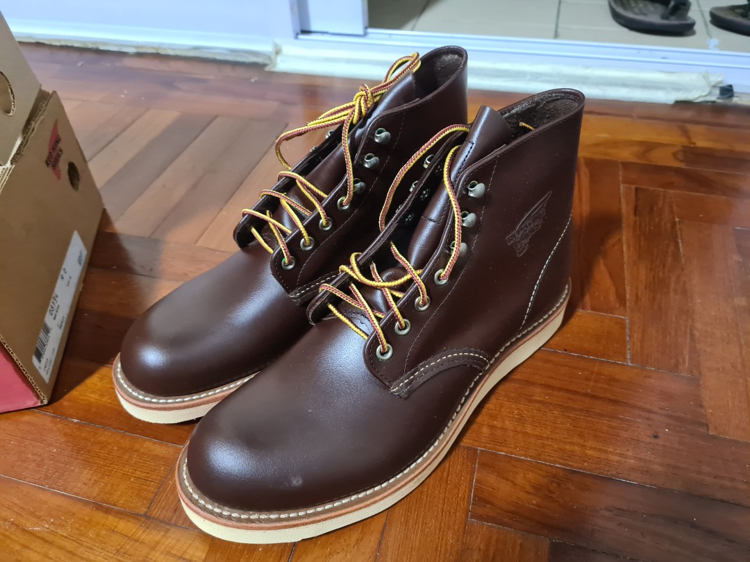 tan red wing boots