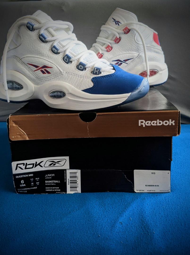 reebok question double cross size 12