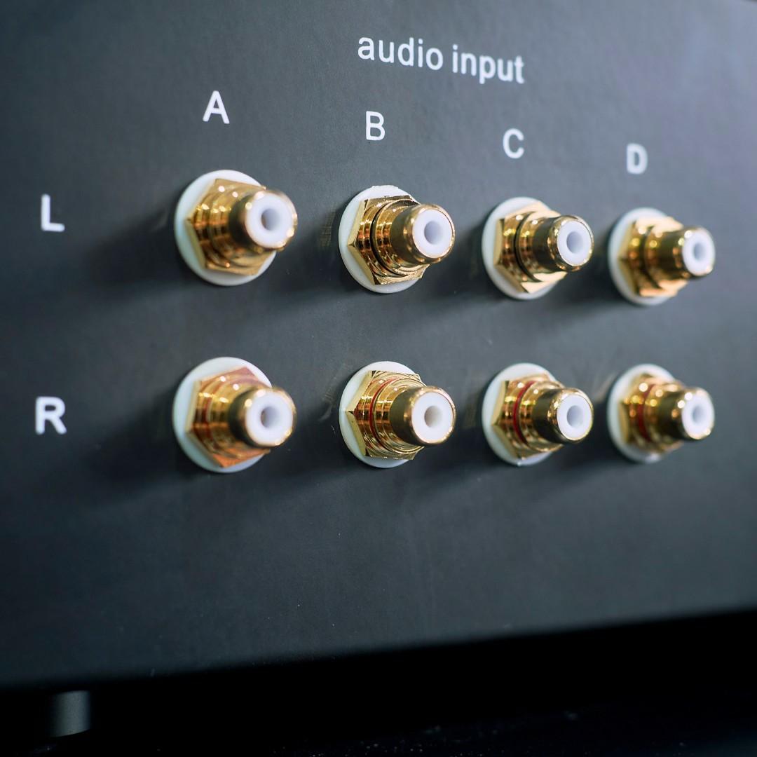 Reisong QAQ6 12AX7 Tritube Preamplifier Modded & Upgraded 4 Ins 2 Outs