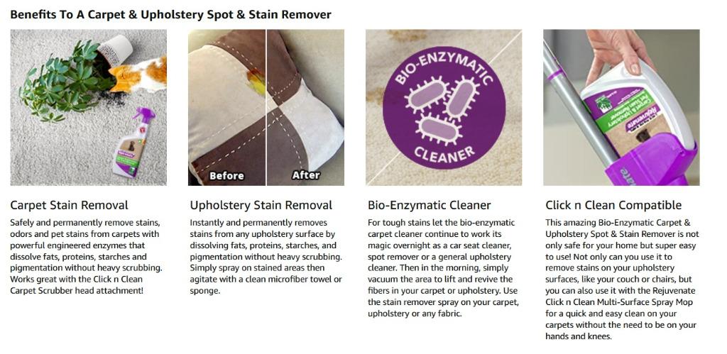 Rejuvenate Carpet Cleaner & Upholstery Cleaner