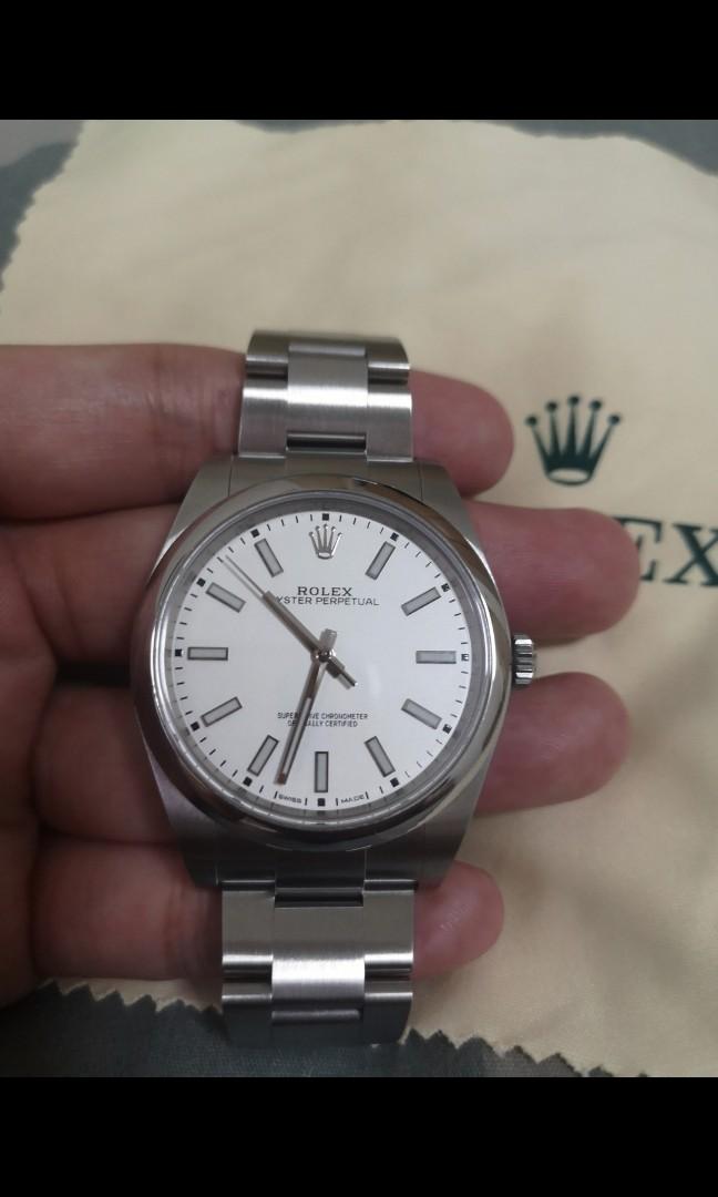 White oyster perpetual 39 online