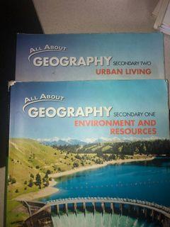 secondary 1 & 2 geography textbooks