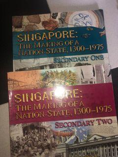 secondary 1 & 2 history textbooks