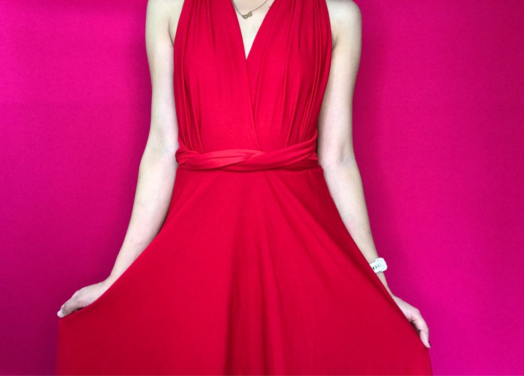 red sexi dress