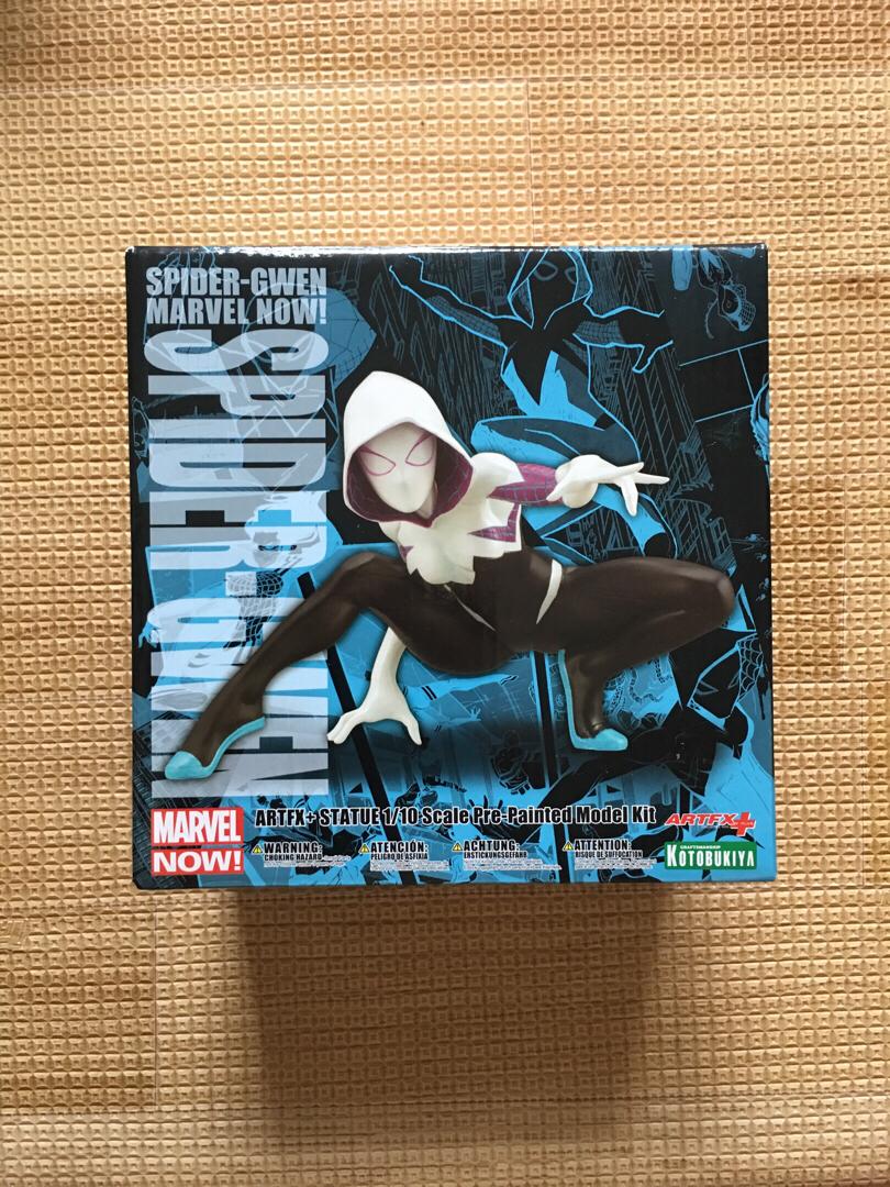 Figurine Spider-Gwen Kotobukiya 9 Cm, Marvel Now, Série ArtFX, Occasion