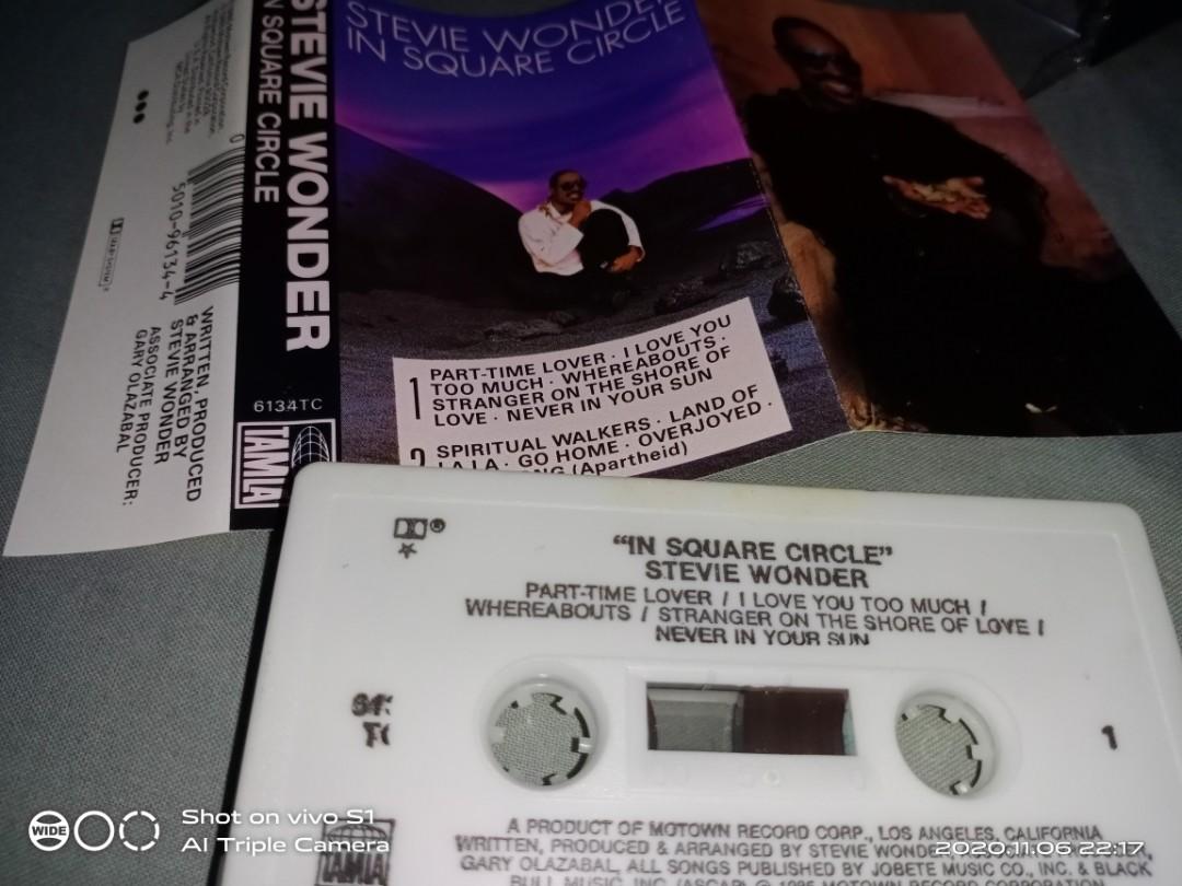 Stevie Wonder - In Square Circle (Category: CDs & DVDs) located in Roxas City. Submitted by jarofjoyForACause (Listing ID 1047285814, Image 2). Description: US made audio cassette tape of Stevie Wonder. excellent condition Payment either bpi or gcash.