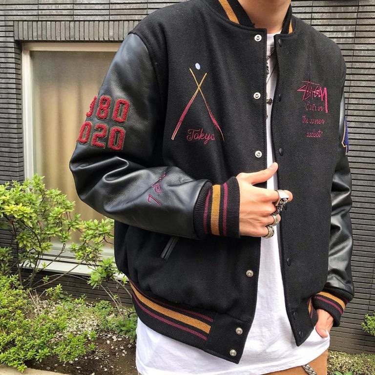 レア物】STUSSY I.S.T Varsity Jacket スタジャン - ジャケット・アウター