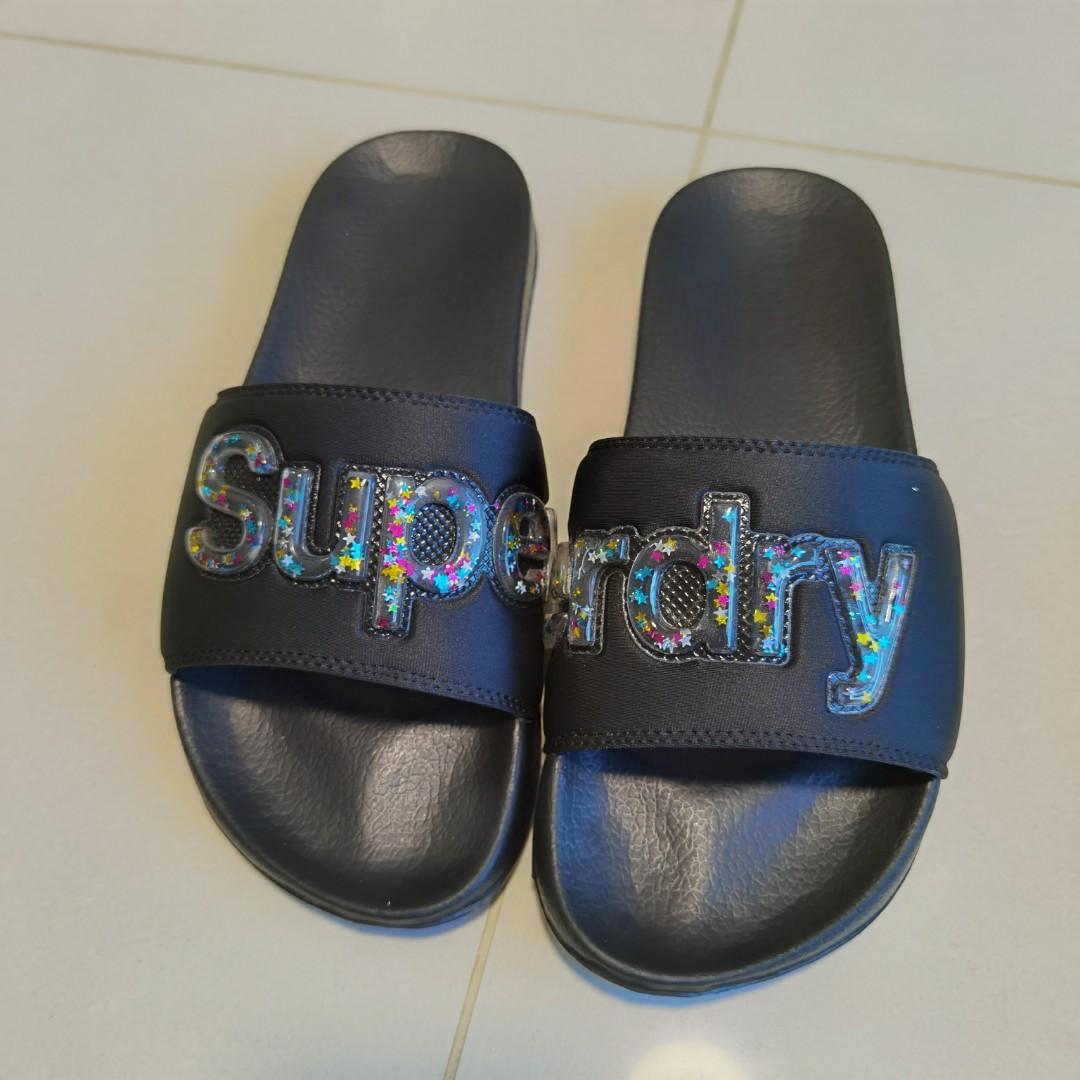 Superdry shop glitter sliders