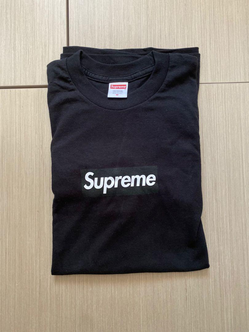 Supreme box logo L/S tee, 男裝, 上身及套裝, T-shirt、恤衫、有領衫