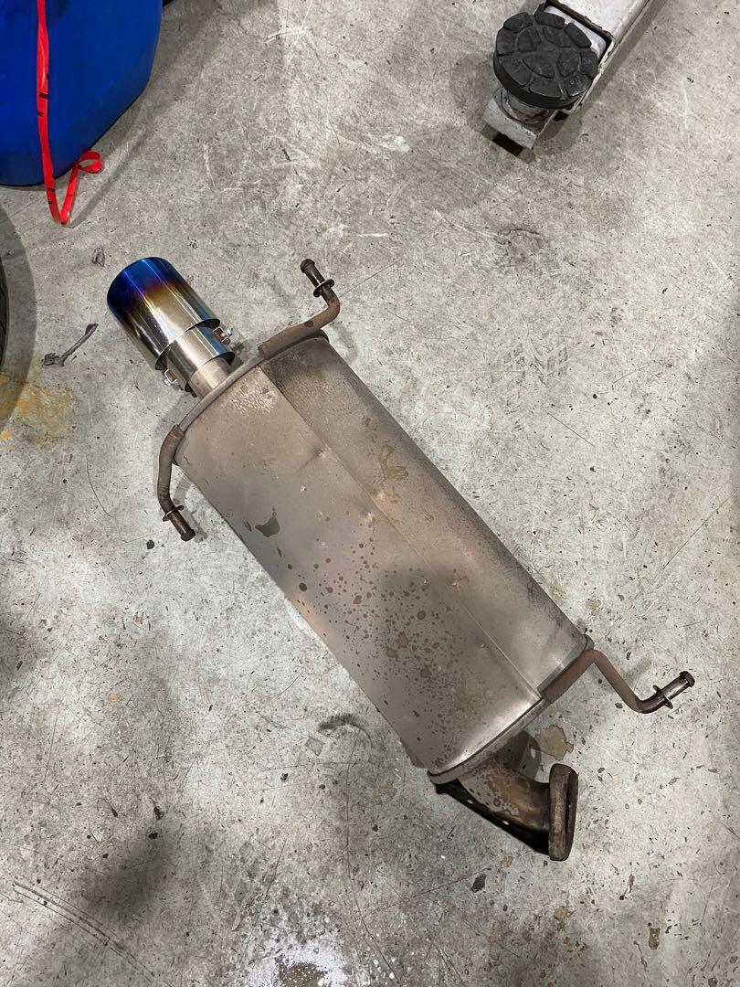 Suzuki swift stock muffler, Car Accessories, Accessories on Carousell