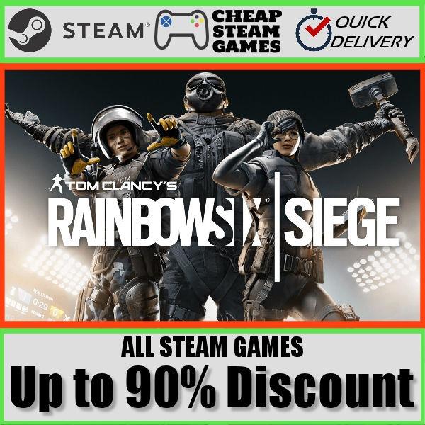 Tom Clancy S Rainbow Six Siege Steam Pc Game Rb6 R6 Also Available Deluxe Gold Ultimate Edition Video Gaming Video Games Others On Carousell