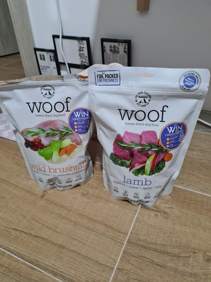 woof freeze dried dog food