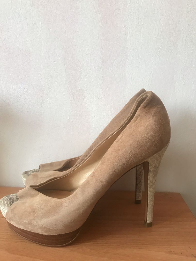 zara tan heels