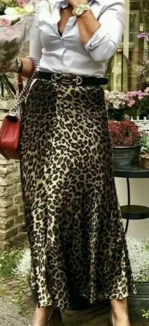 Animal print skirt midi zara online