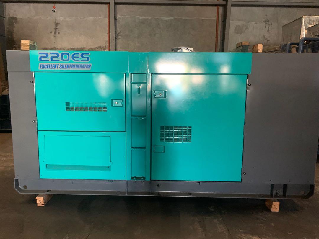 220 kVA Generator Japan (Category: Construction Tools & Equipment) located in Manila. Submitted by santiago0721 (Listing ID 1047517902, Image 1). Description: Heavy Duty Excellent Silent Generator Unit 220 kVA Denyo Japan Slightly used unit fresh from Japan Ready for actual test with load bank With after sales support *Parts *Warranty *Service.