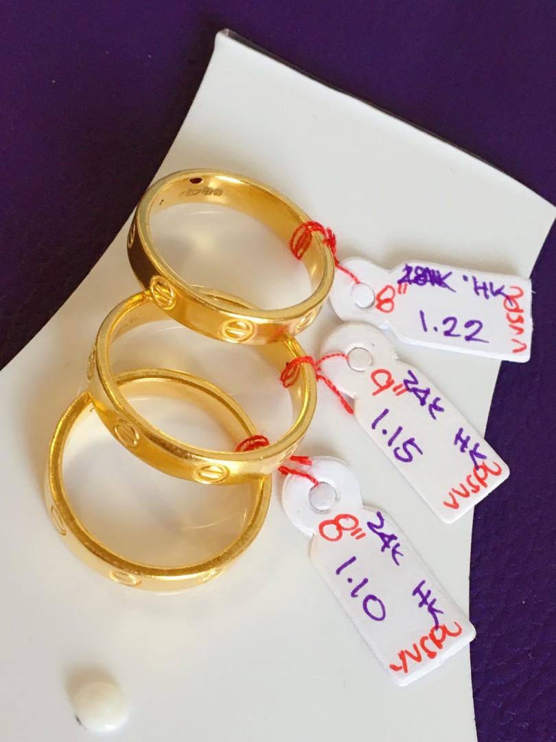 24K HK Cartier ring Women s Fashion Jewelry Organizers Rings on Carousell