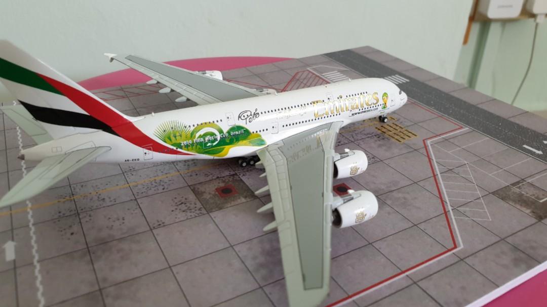 🛑 Gemini Jet 1:400 Emirates 🇦🇪 A380 (FIFA 2014 Brazil World Cup ...