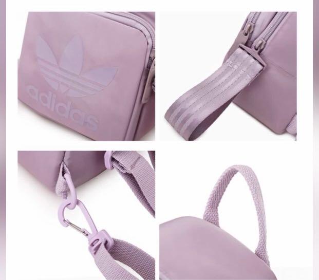 Adidas originals sleek discount mini backpack in purple