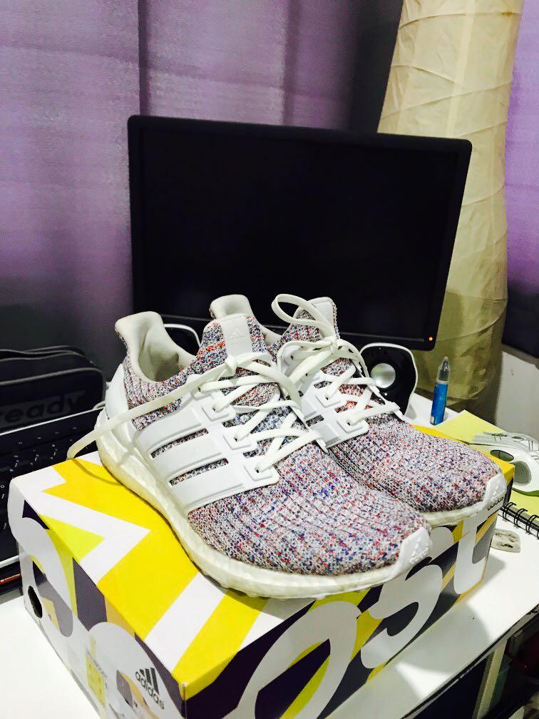 Ultra boost clearance 1. white multicolor