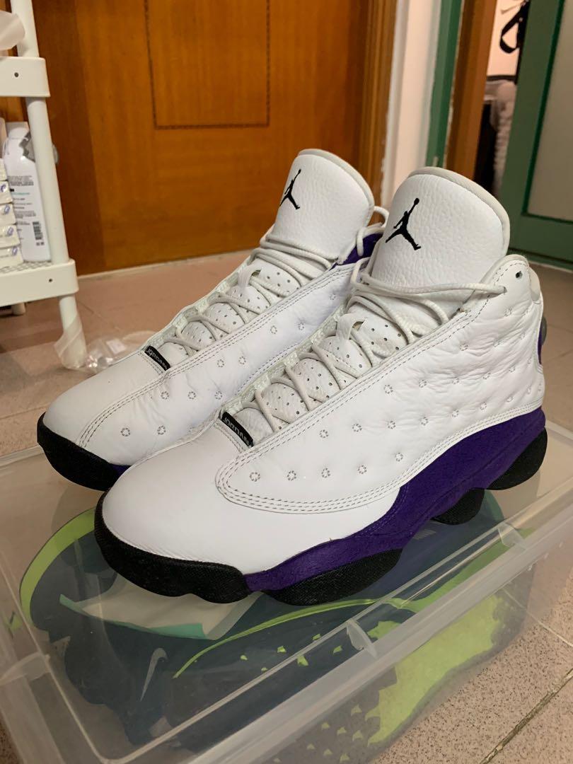 Nike Air Jordan AJ 13 Retro Lakers Rivals Purple Size US 9.5 Eu 43 Carousell