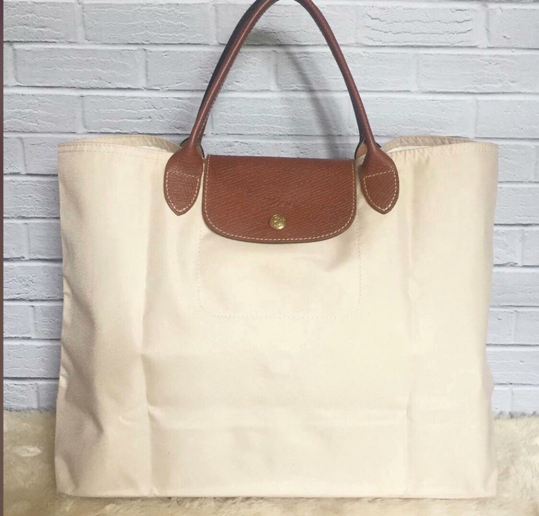 Authentic Longchamp Cabas Tote Barang Mewah Tas Dompet di