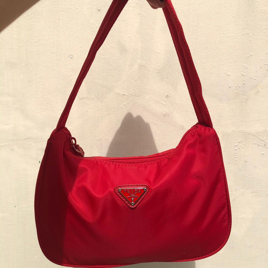 💯 AUTHENTIC PRADA BAGUETTE BAG😍😍, Luxury, Bags & Wallets on Carousell