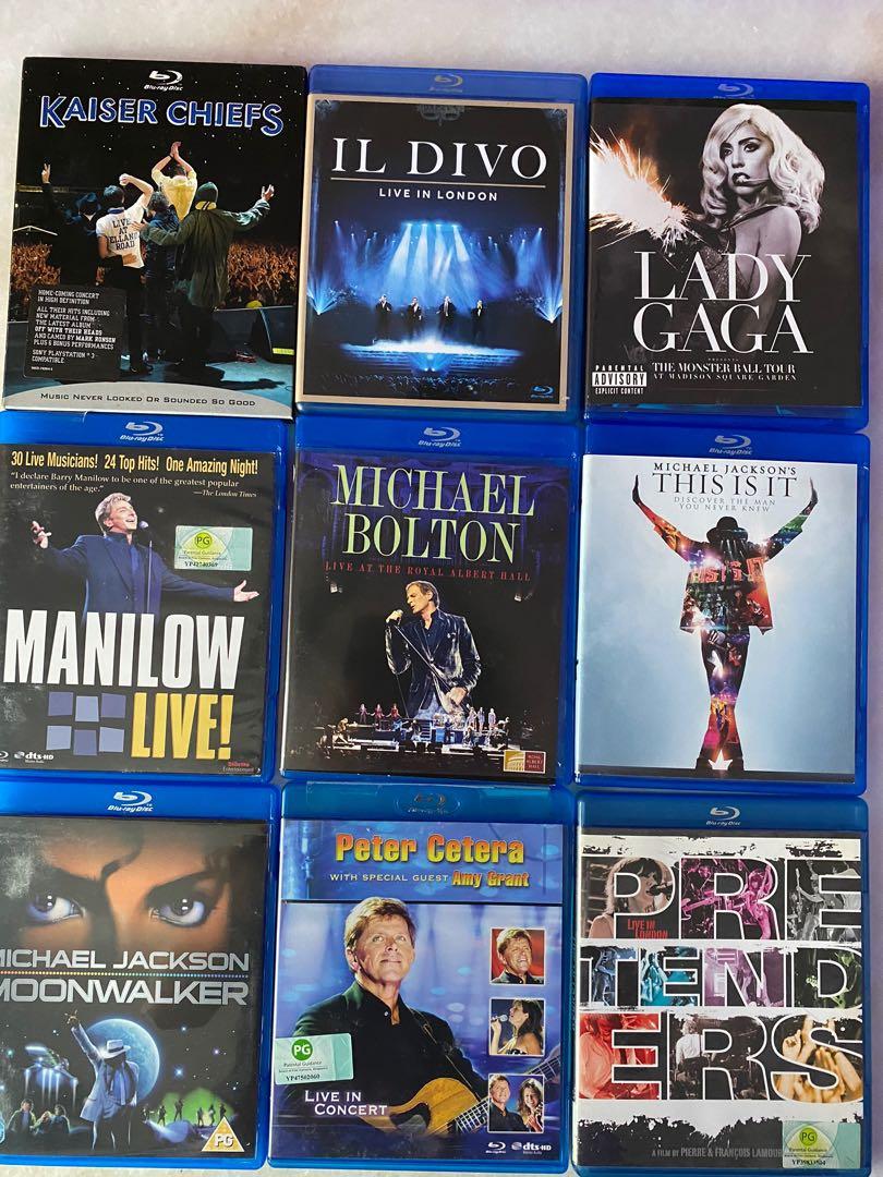 Blu Ray Concerts, Hobbies & Toys, Music & Media, CDs & DVDs on Carousell