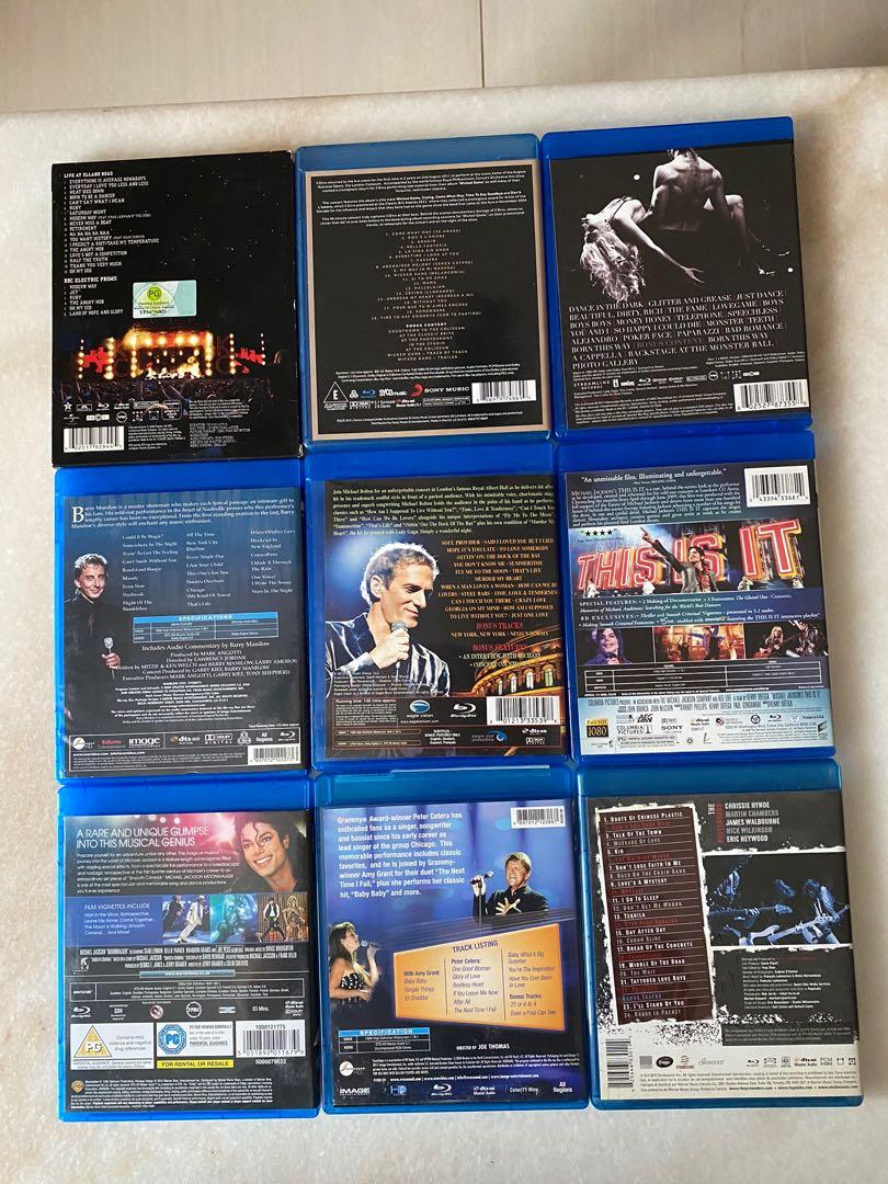 Blu Ray Concerts, Hobbies & Toys, Music & Media, CDs & DVDs on Carousell