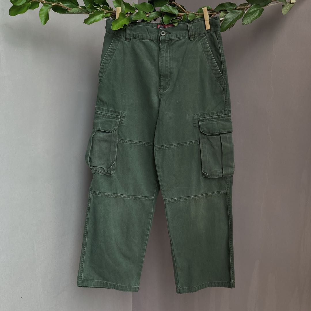 boys green cargo pants