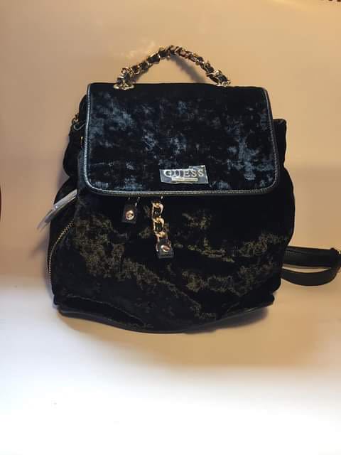 Guess velvet bag clearance